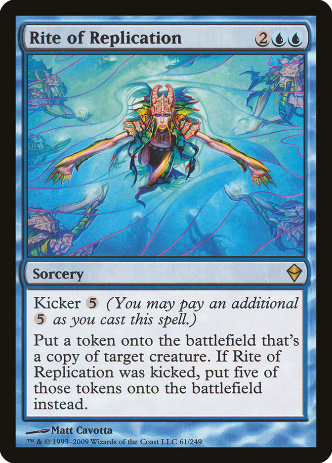 Rite of Replication [Zendikar] | Gamer Loot