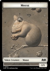 Mouse // Food (0013) Double-Sided Token [Wilds of Eldraine Tokens] | Gamer Loot