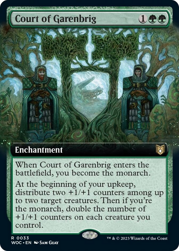 Court of Garenbrig (Extended Art) [Wilds of Eldraine Commander] | Gamer Loot