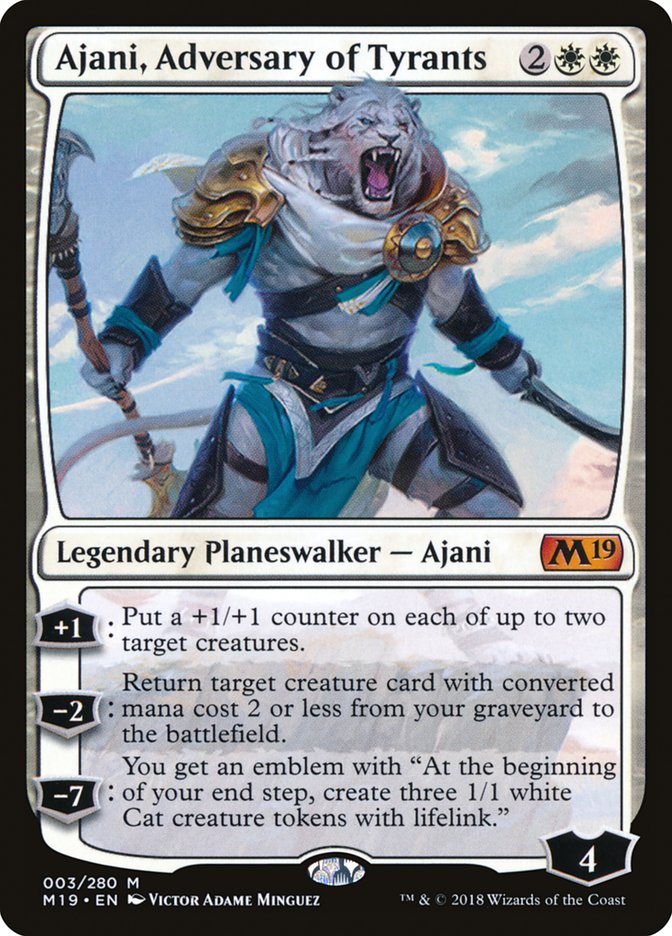 Ajani, Adversary of Tyrants [Core Set 2019] | Gamer Loot