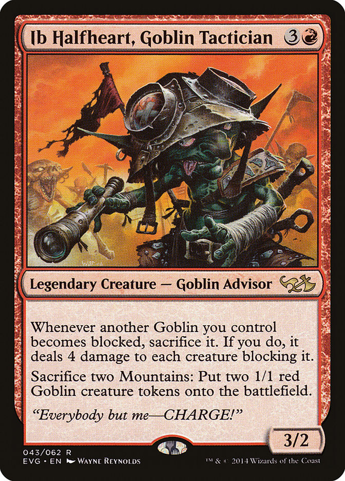 Ib Halfheart, Goblin Tactician (Elves vs. Goblins) [Duel Decks Anthology] | Gamer Loot