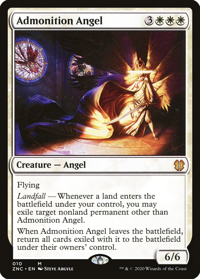 Admonition Angel [Zendikar Rising Commander] | Gamer Loot