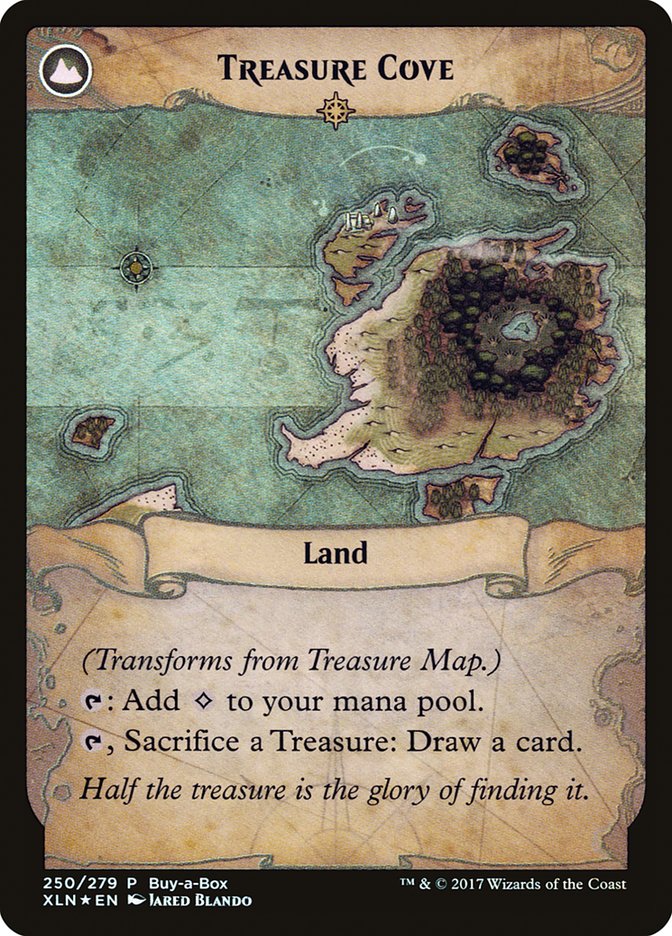 Treasure Map // Treasure Cove (Buy-A-Box) [Ixalan Treasure Chest] | Gamer Loot