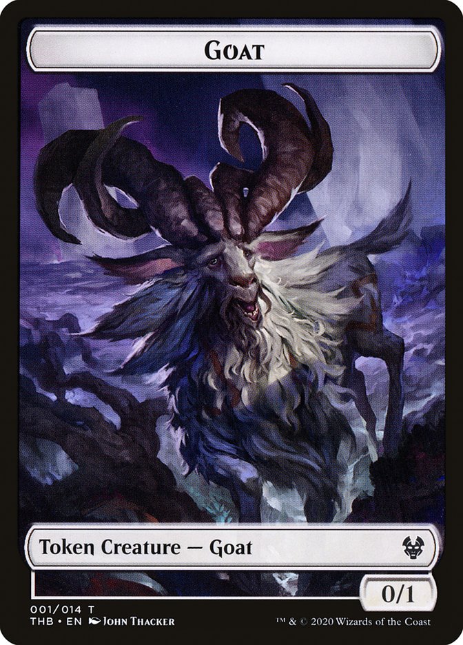 Goat [Theros Beyond Death Tokens] | Gamer Loot