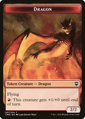 Dragon // Treasure Token [Commander Legends Tokens] | Gamer Loot