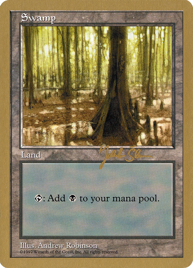 Swamp (js439) (Jakub Slemr) [World Championship Decks 1997] | Gamer Loot