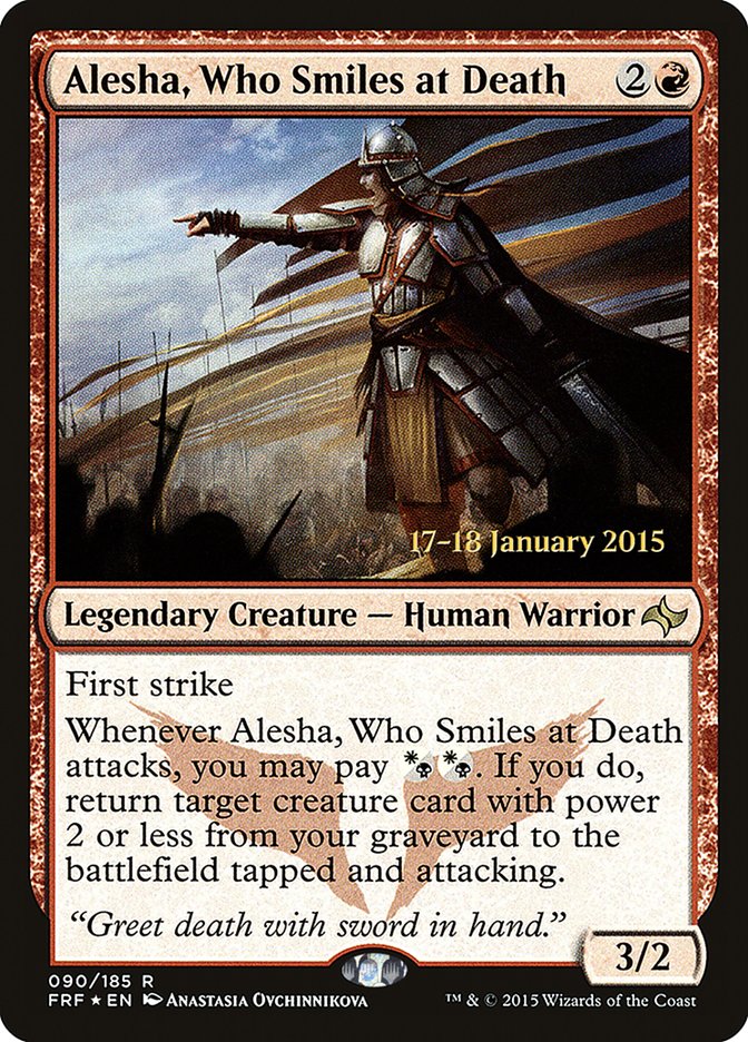 Alesha, Who Smiles at Death  [Fate Reforged Prerelease Promos] | Gamer Loot