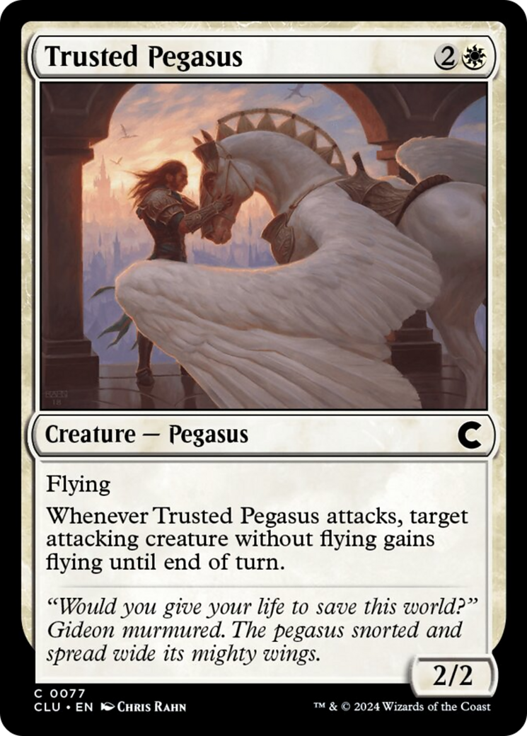 Trusted Pegasus [Ravnica: Clue Edition] | Gamer Loot