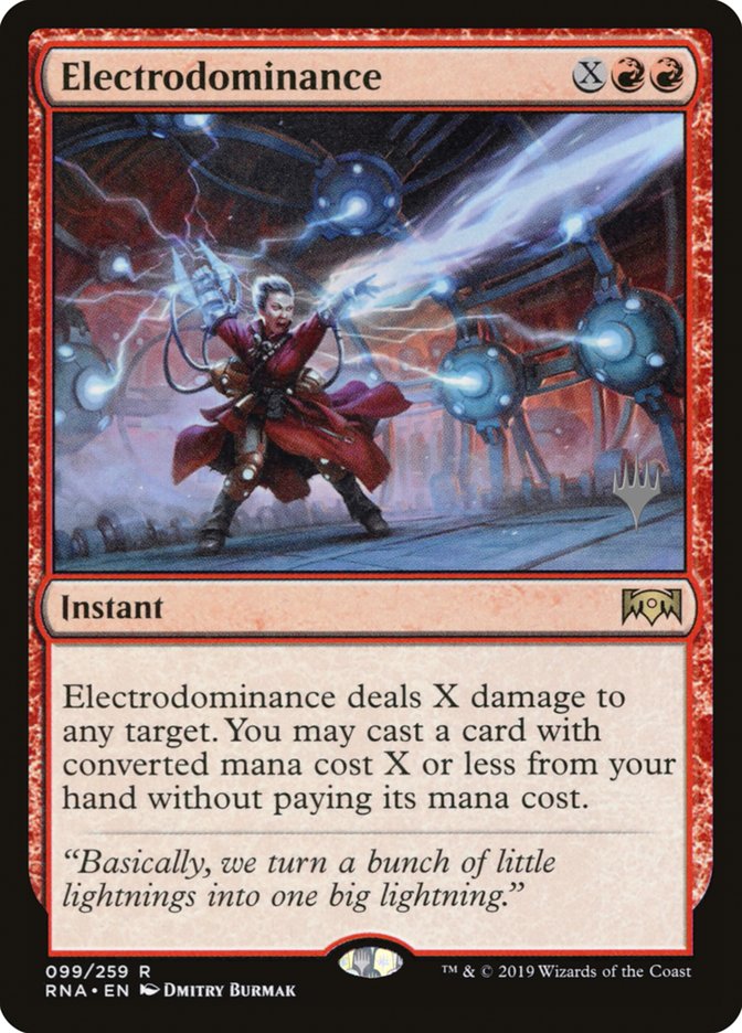 Electrodominance (Promo Pack) [Ravnica Allegiance Promos] | Gamer Loot