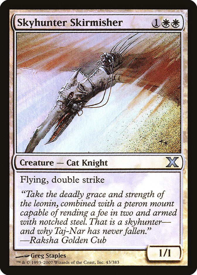 Skyhunter Skirmisher (Premium Foil) [Tenth Edition] | Gamer Loot