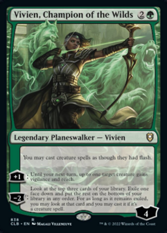 Vivien, Champion of the Wilds [Commander Legends: Battle for Baldur's Gate] | Gamer Loot