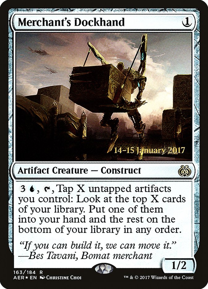 Merchant's Dockhand  [Aether Revolt Prerelease Promos] | Gamer Loot