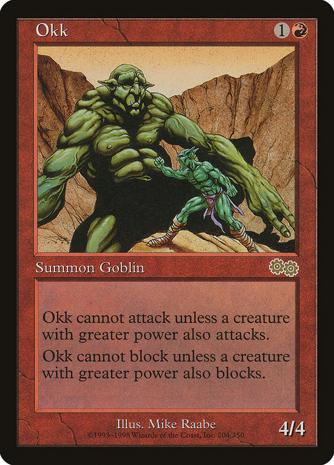 Okk [Urza's Saga] | Gamer Loot