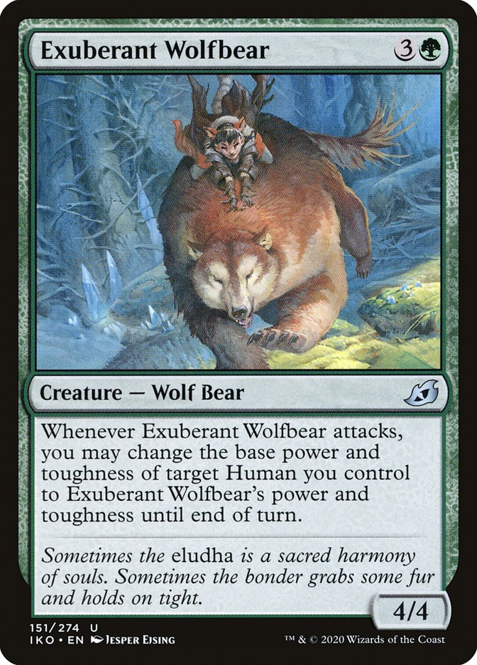 Exuberant Wolfbear [Ikoria: Lair of Behemoths] | Gamer Loot