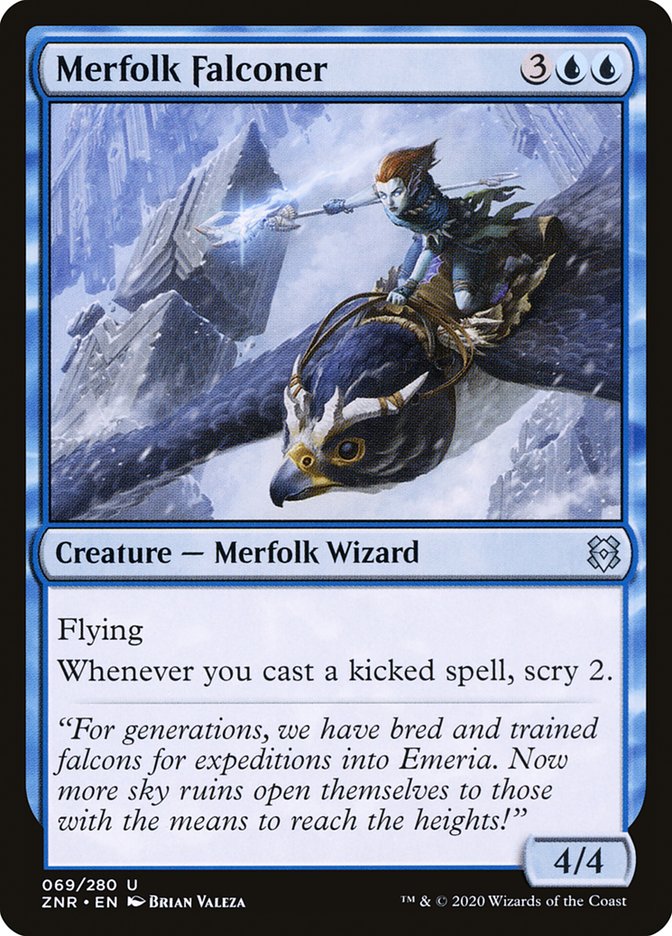 Merfolk Falconer [Zendikar Rising] | Gamer Loot