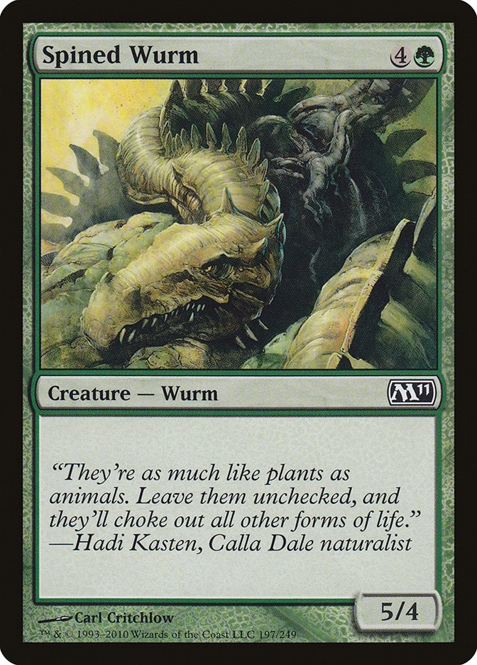 Spined Wurm [Magic 2011] | Gamer Loot