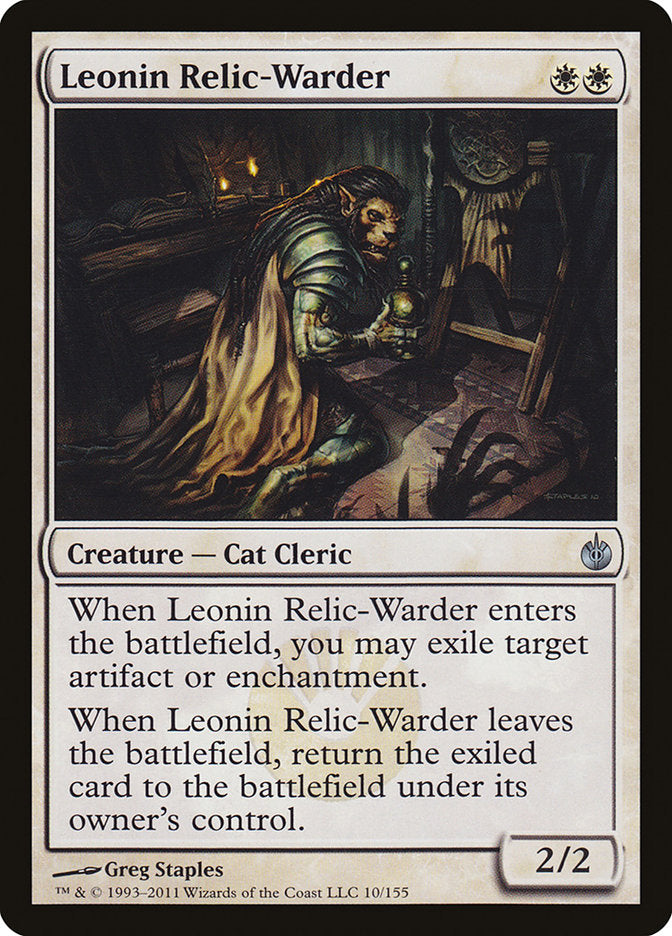 Leonin Relic-Warder [Mirrodin Besieged] | Gamer Loot