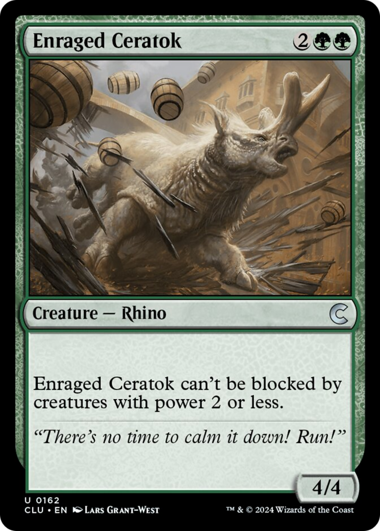 Enraged Ceratok [Ravnica: Clue Edition] | Gamer Loot