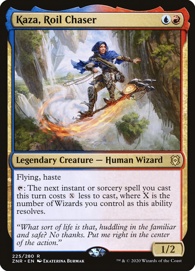 Kaza, Roil Chaser (Promo Pack) [Zendikar Rising Promos] | Gamer Loot