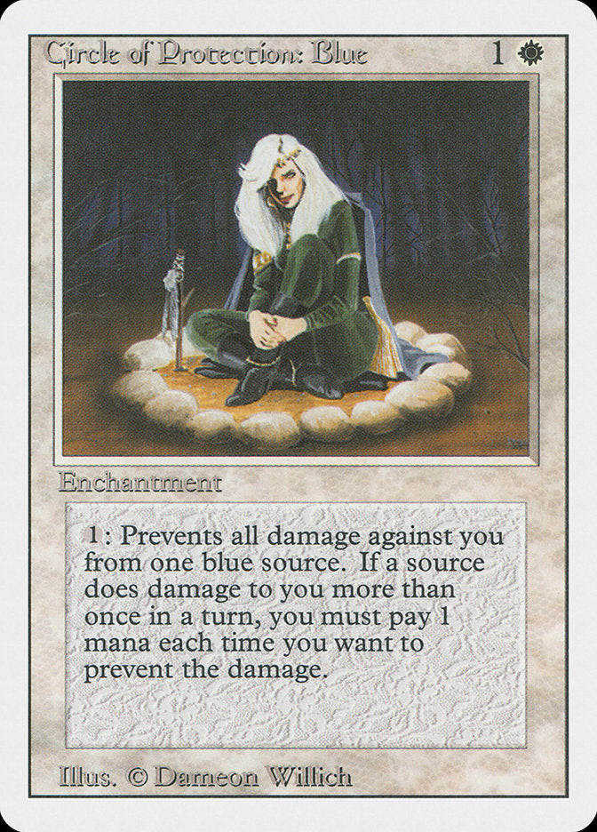 Circle of Protection: Blue [Revised Edition] | Gamer Loot