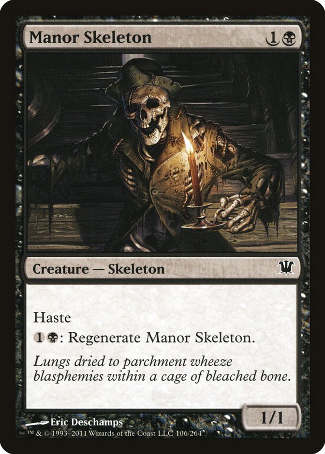 Manor Skeleton [Innistrad] | Gamer Loot