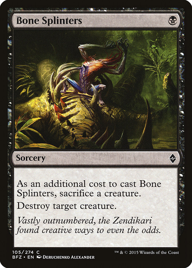 Bone Splinters [Battle for Zendikar] | Gamer Loot