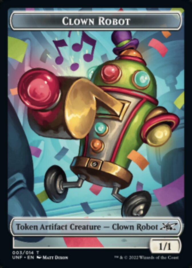 Clown Robot (003) Token [Unfinity Tokens] | Gamer Loot