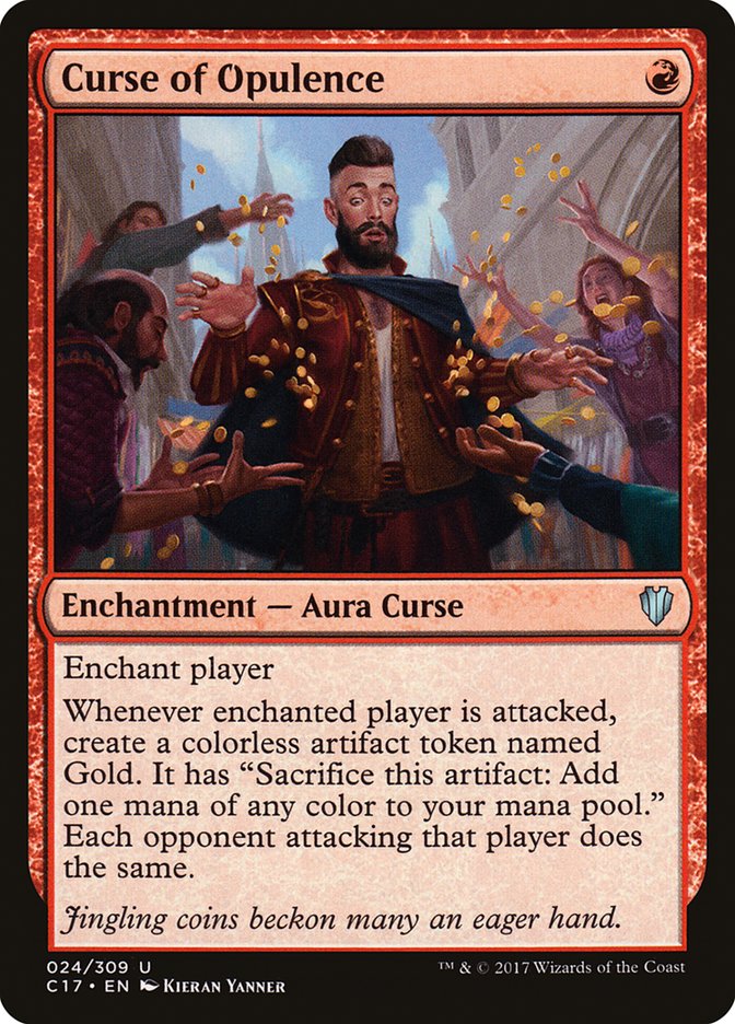 Curse of Opulence [Commander 2017] | Gamer Loot