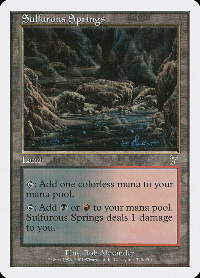 Sulfurous Springs [Seventh Edition] | Gamer Loot