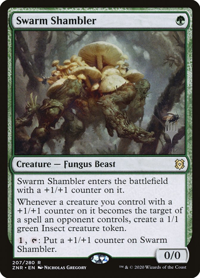 Swarm Shambler (Promo Pack) [Zendikar Rising Promos] | Gamer Loot