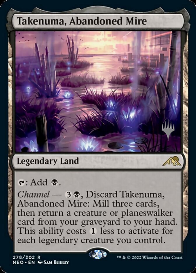 Takenuma, Abandoned Mire (Promo Pack) [Kamigawa: Neon Dynasty Promos] | Gamer Loot