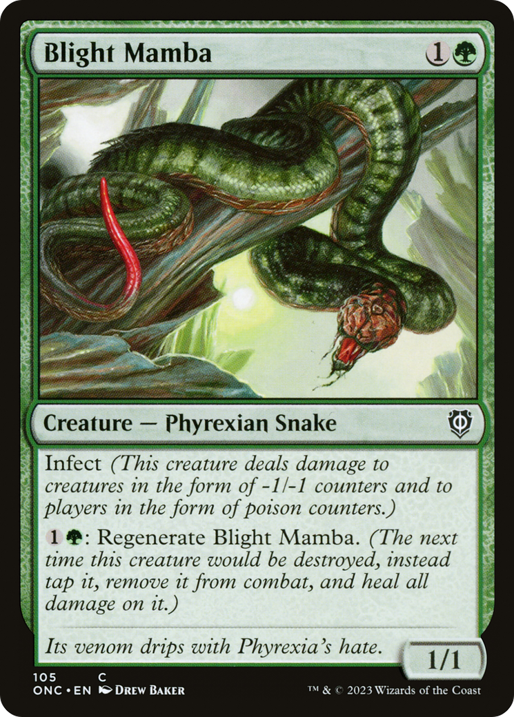 Blight Mamba [Phyrexia: All Will Be One Commander] | Gamer Loot
