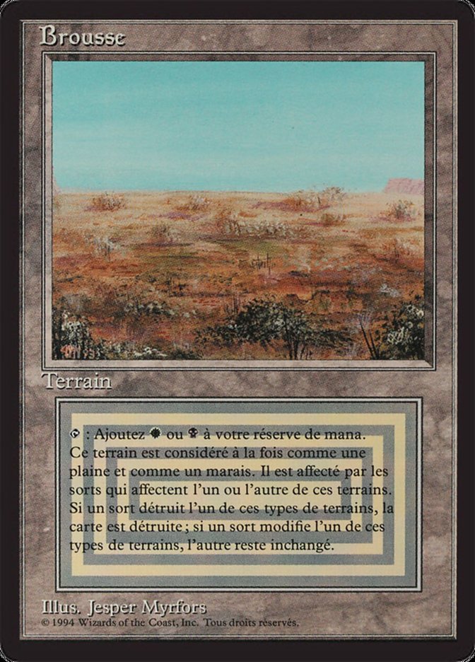 Scrubland [Foreign Black Border] | Gamer Loot