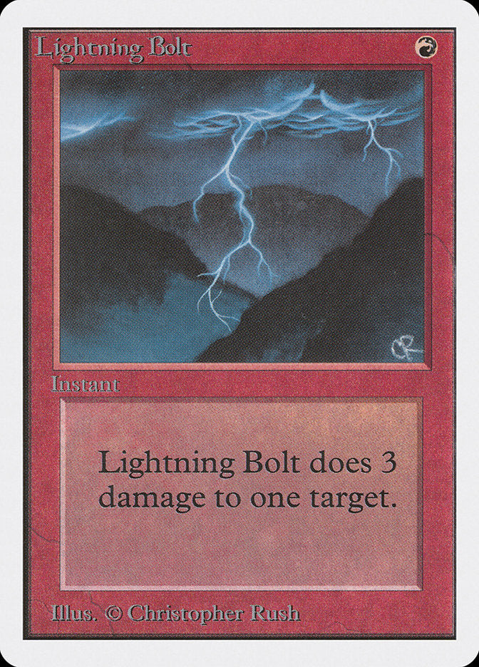 Lightning Bolt [Unlimited Edition] | Gamer Loot
