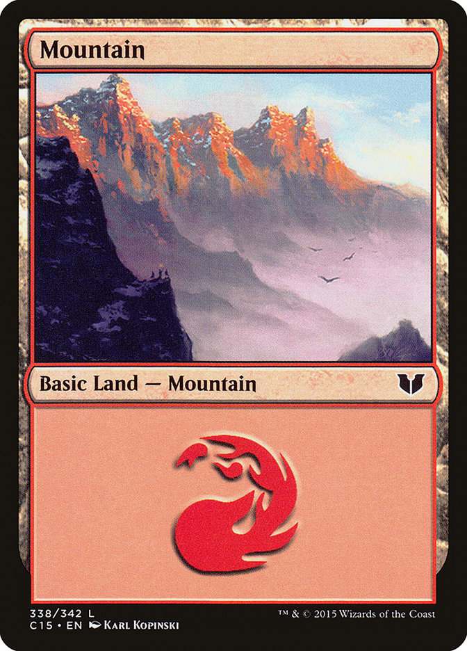 Mountain (338) [Commander 2015] | Gamer Loot