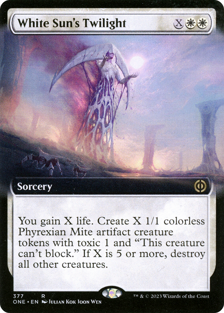 White Sun's Twilight (Extended Art) [Phyrexia: All Will Be One] | Gamer Loot