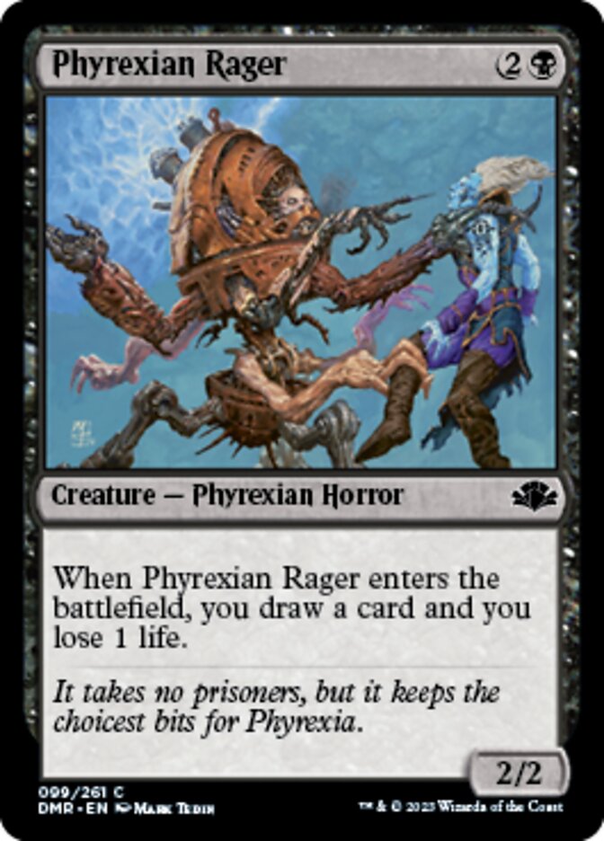 Phyrexian Rager [Dominaria Remastered] | Gamer Loot