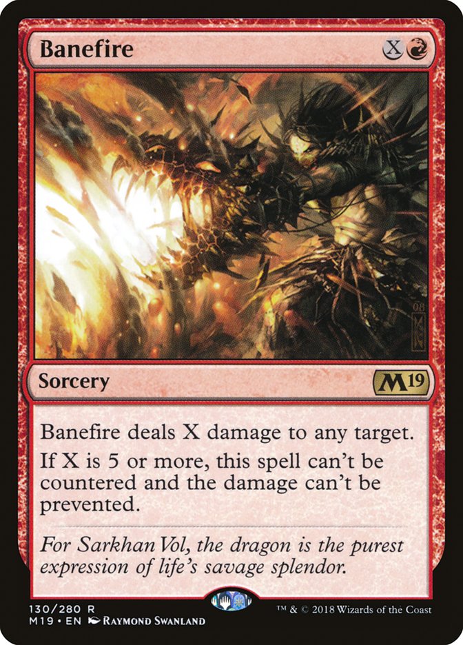 Banefire [Core Set 2019] | Gamer Loot