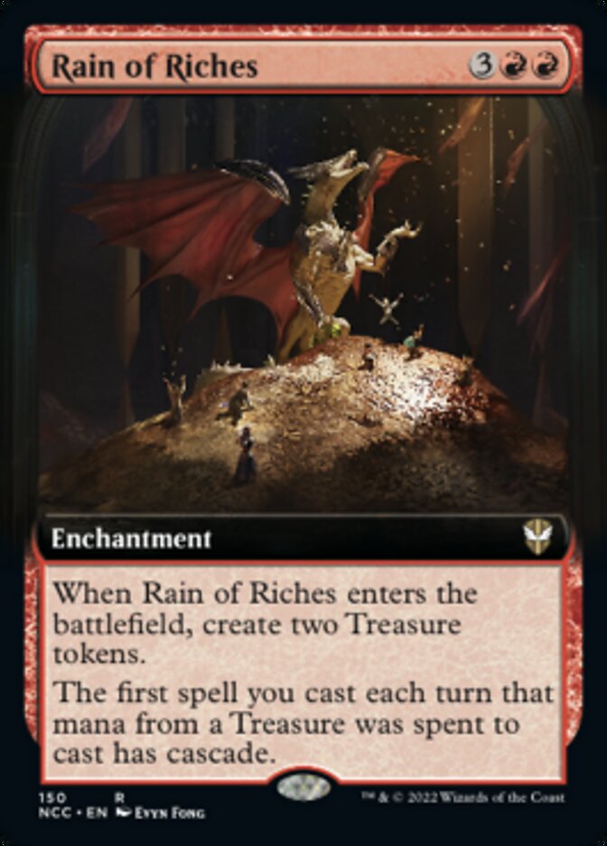 Rain of Riches (Extended Art) [Streets of New Capenna Commander] | Gamer Loot