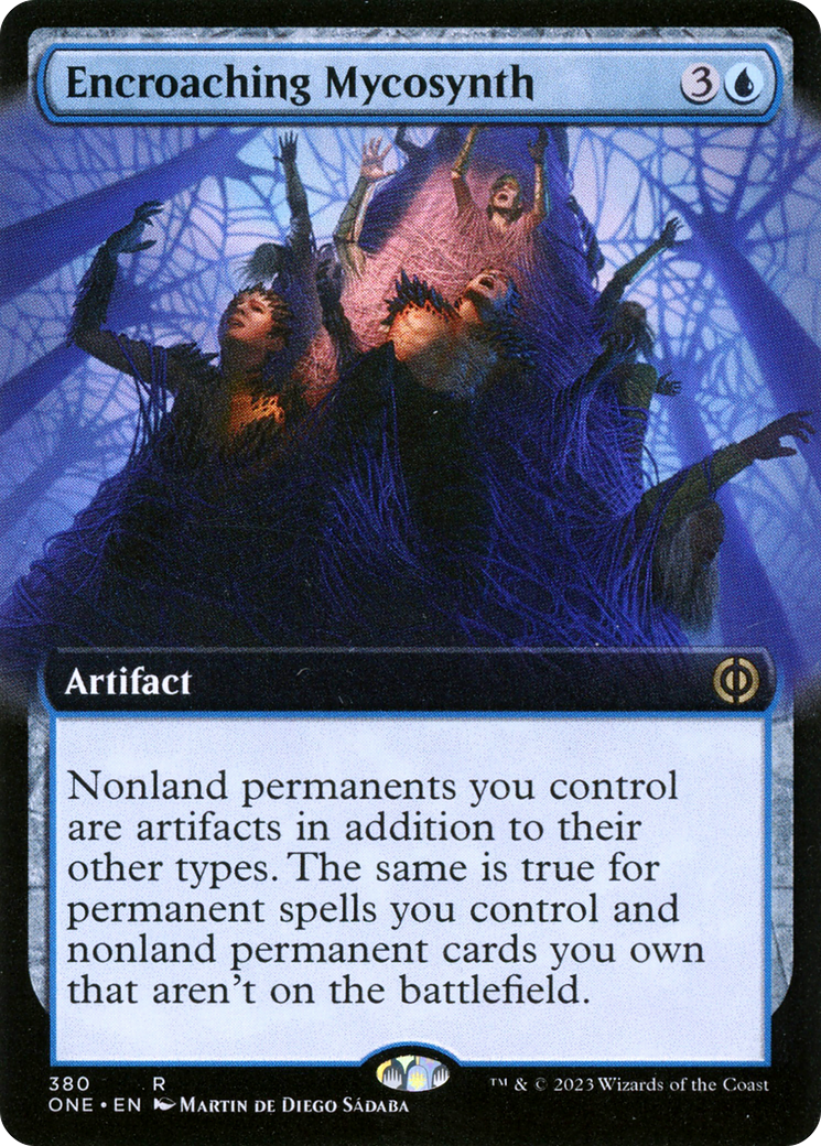 Encroaching Mycosynth (Extended Art) [Phyrexia: All Will Be One] | Gamer Loot