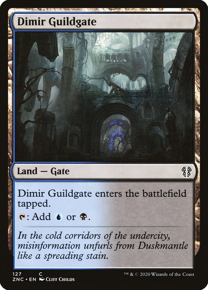 Dimir Guildgate [Zendikar Rising Commander] | Gamer Loot