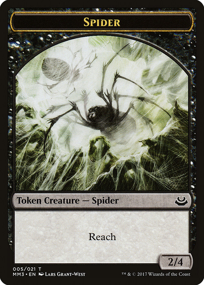 Spider [Modern Masters 2017 Tokens] | Gamer Loot