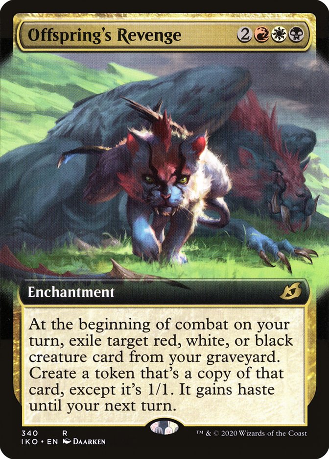Offspring's Revenge (Extended Art) [Ikoria: Lair of Behemoths] | Gamer Loot