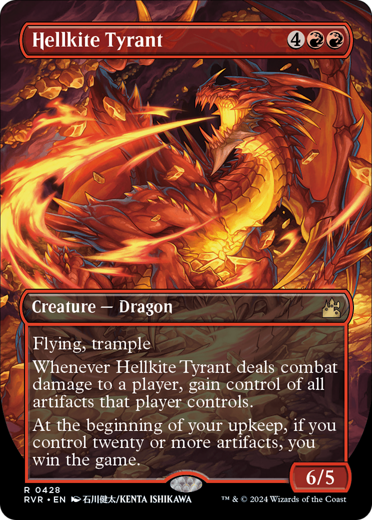 Hellkite Tyrant (Anime Borderless) [Ravnica Remastered] | Gamer Loot