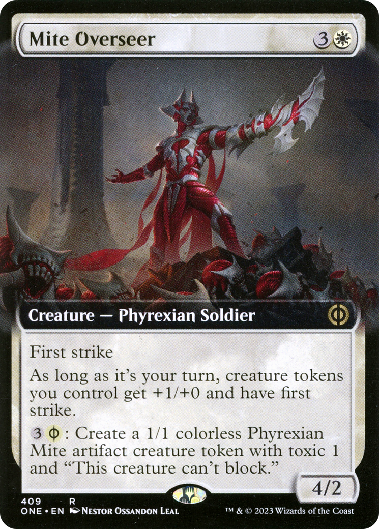 Mite Overseer (Extended Art) [Phyrexia: All Will Be One] | Gamer Loot