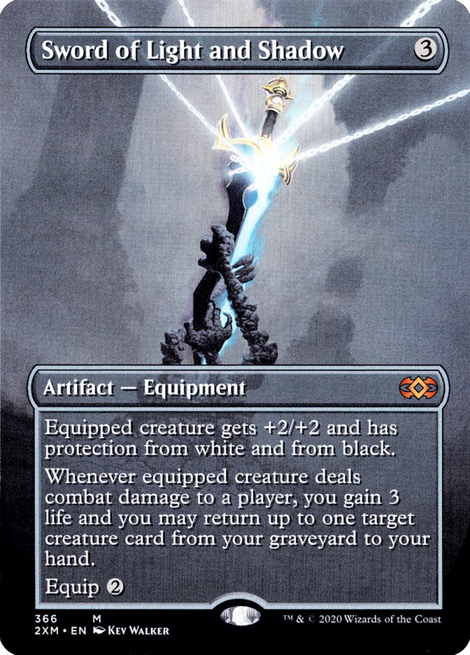 Sword of Light and Shadow (Toppers) [Double Masters Extended Art] | Gamer Loot