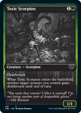 Toxic Scorpion [Innistrad: Double Feature] | Gamer Loot