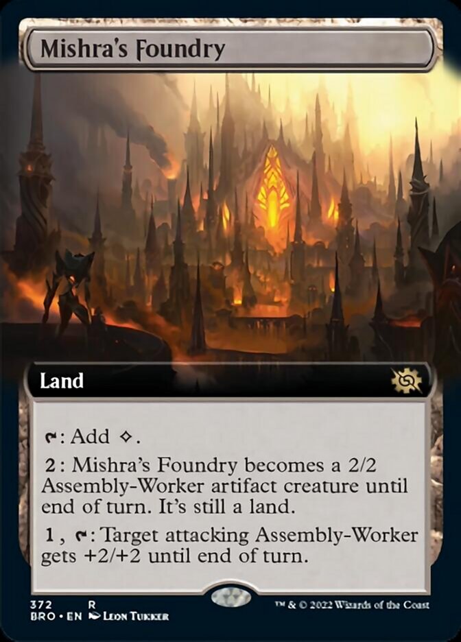 Mishra's Foundry (Extended Art) [The Brothers' War] | Gamer Loot