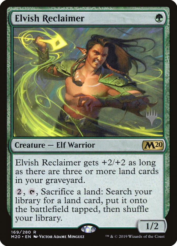 Elvish Reclaimer (Promo Pack) [Core Set 2020 Promos] | Gamer Loot