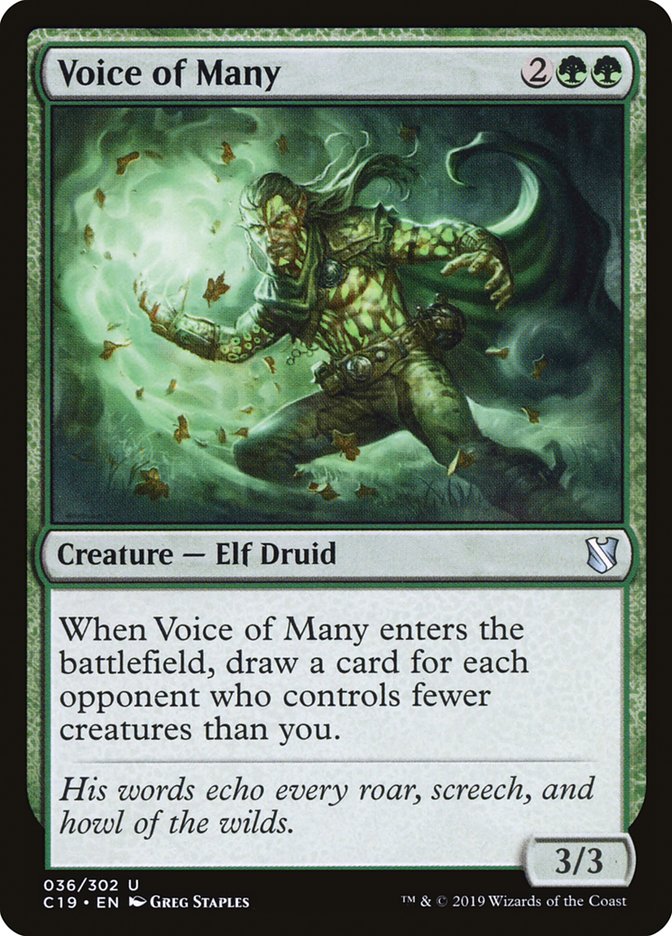 Voice of Many [Commander 2019] | Gamer Loot